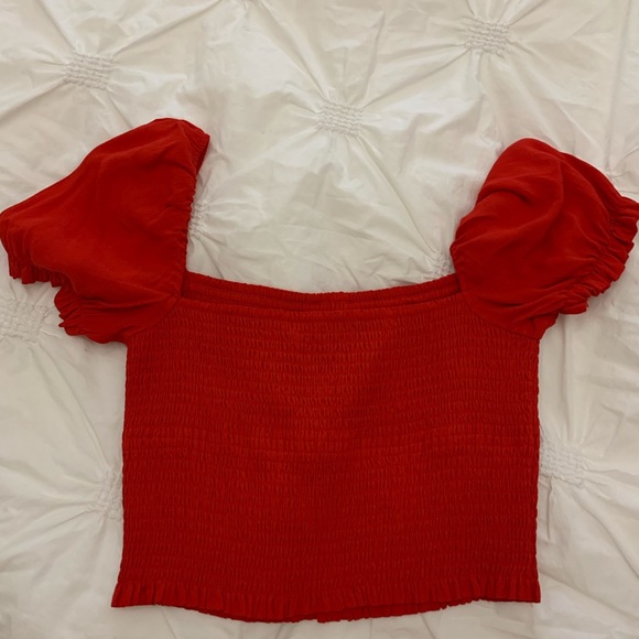 Aritzia Smocked Blouse - Picture 2 of 3